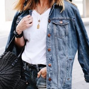 oversize denim jacket madewell